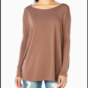 Piko 1988 Brown Long Sleeve Top